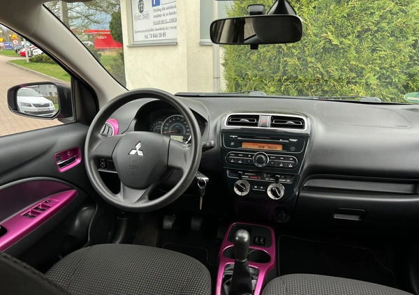 Mitsubishi Space Star cena 22500 przebieg: 99000, rok produkcji 2014 z Wałbrzych małe 301